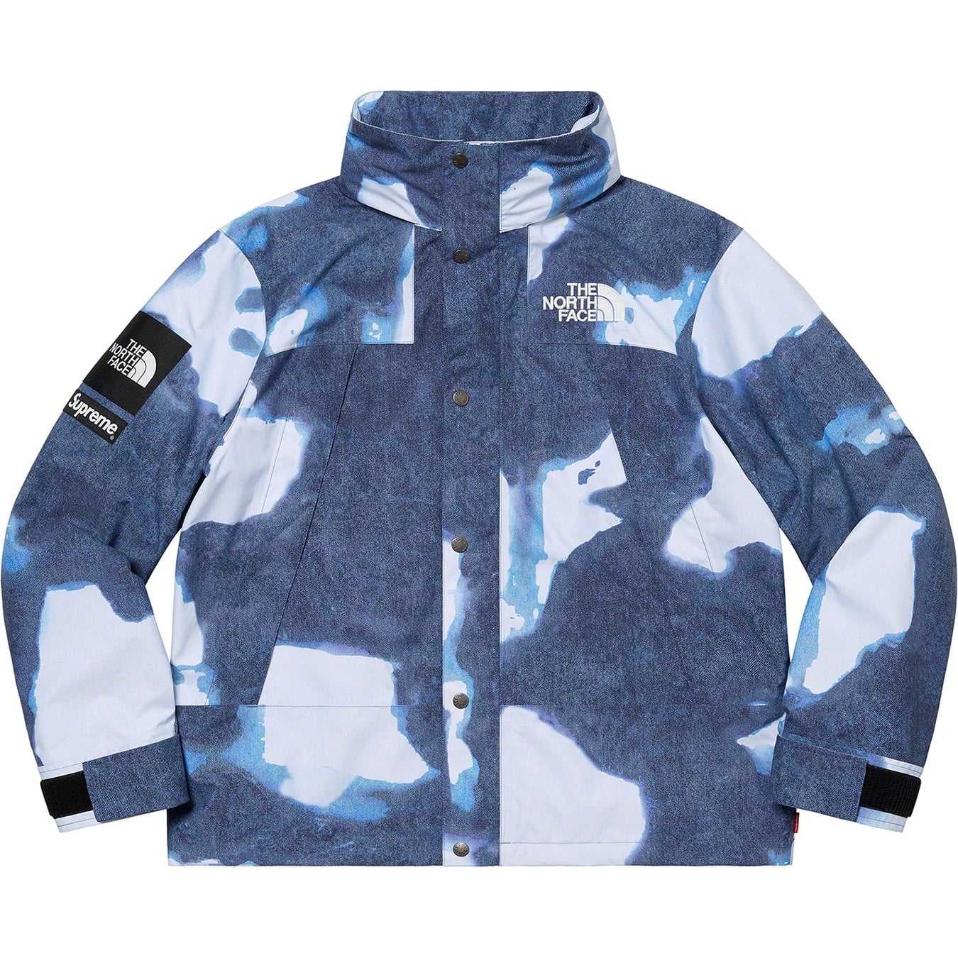 Supreme®/The North Face® Bleached Denim Print Mountain Jacket view 4